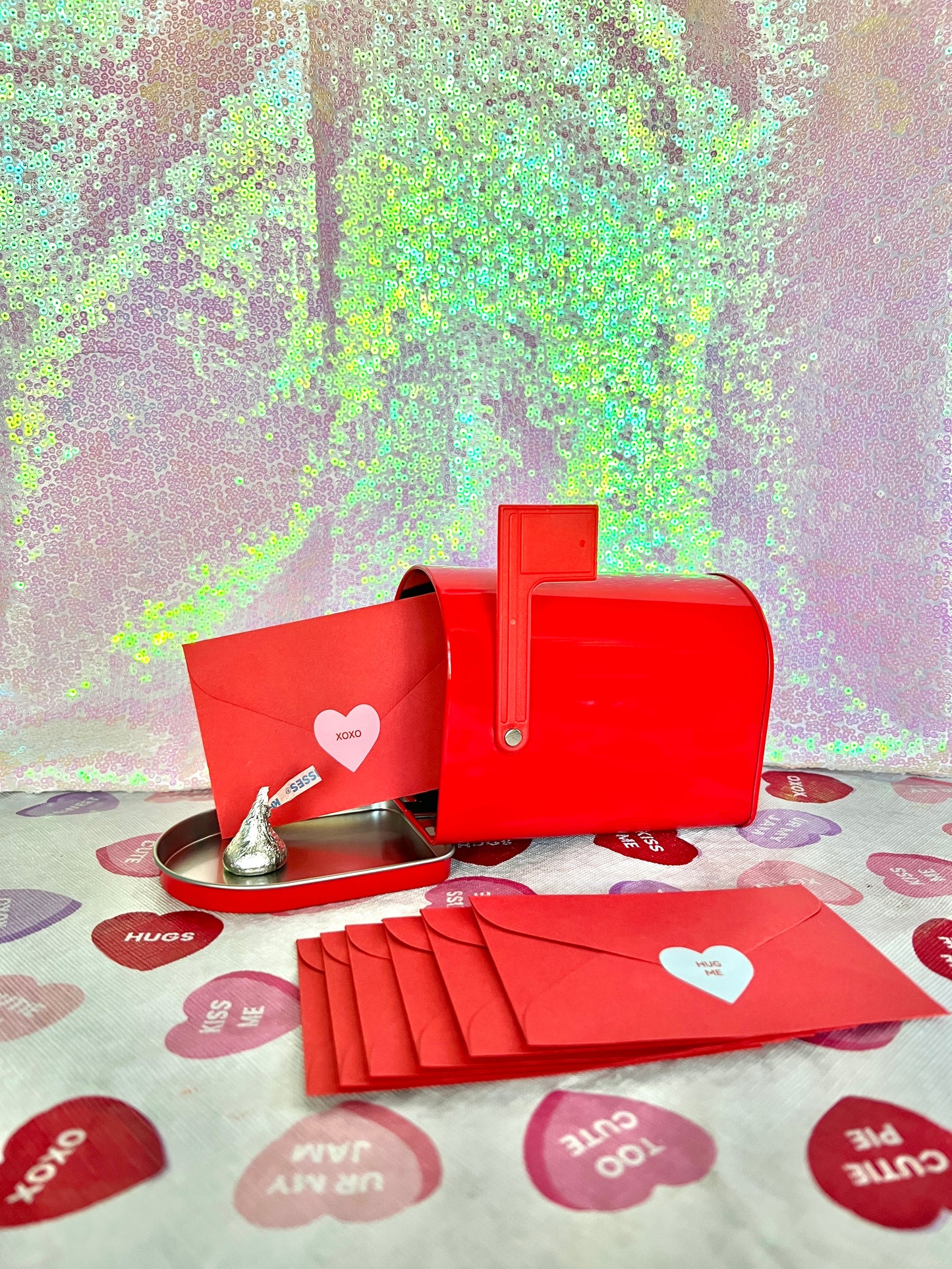 Red Mailbox Set