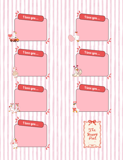 Pink Mailbox Set